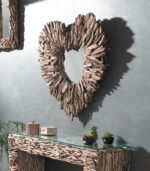 Miroir coeur WOODREAM
