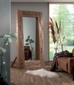 Grand miroir Kali en teck recyclé