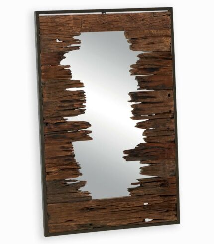 Miroir en teck