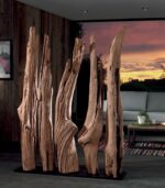 Sculpture en teck