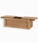 Table basse coffre en bois