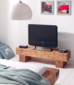 Meuble TV POUTRE en bois massif