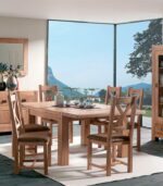 Table carrée en bois massif