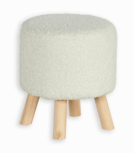 Pouf BARI blanc