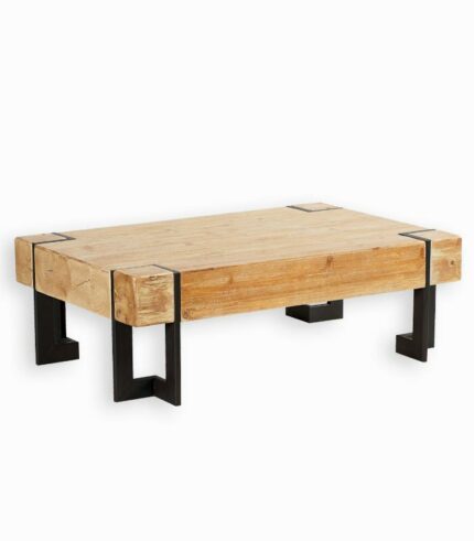 Le style industriel de la table basse rectangulaire Fabrik