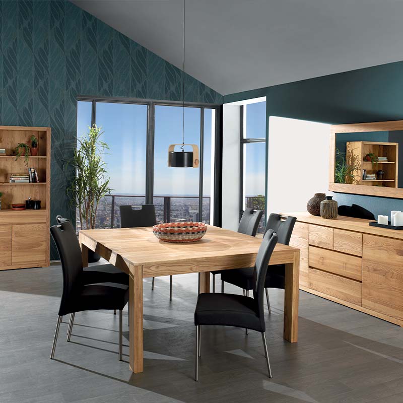 Mobilier en bois massif au design scandinave