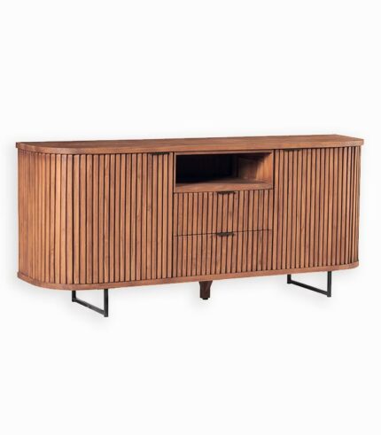 Bahut en teck massif design moderne