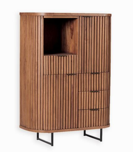 Enfilade en teck massif design moderne