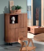 Enfilade en teck massif design moderne