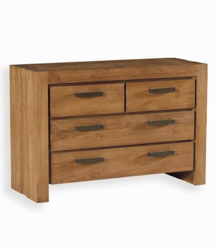 Commode en teck massif