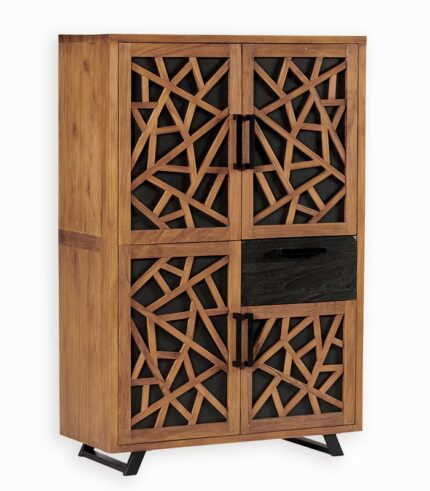 Enfilade RAIVA en reck massif design ethnique chic