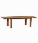 Table en teck recyclé de fabrication artisanale