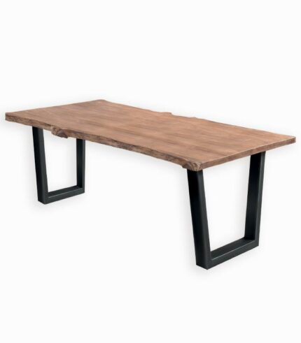 Table TREE en teck et métal, le teck à l’état pur !