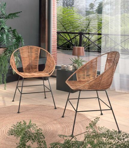 Chaise CINTA en rotin