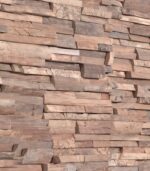 Panneaux muraux en teck recyclé