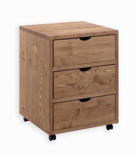 Caisson bureau en bois massif