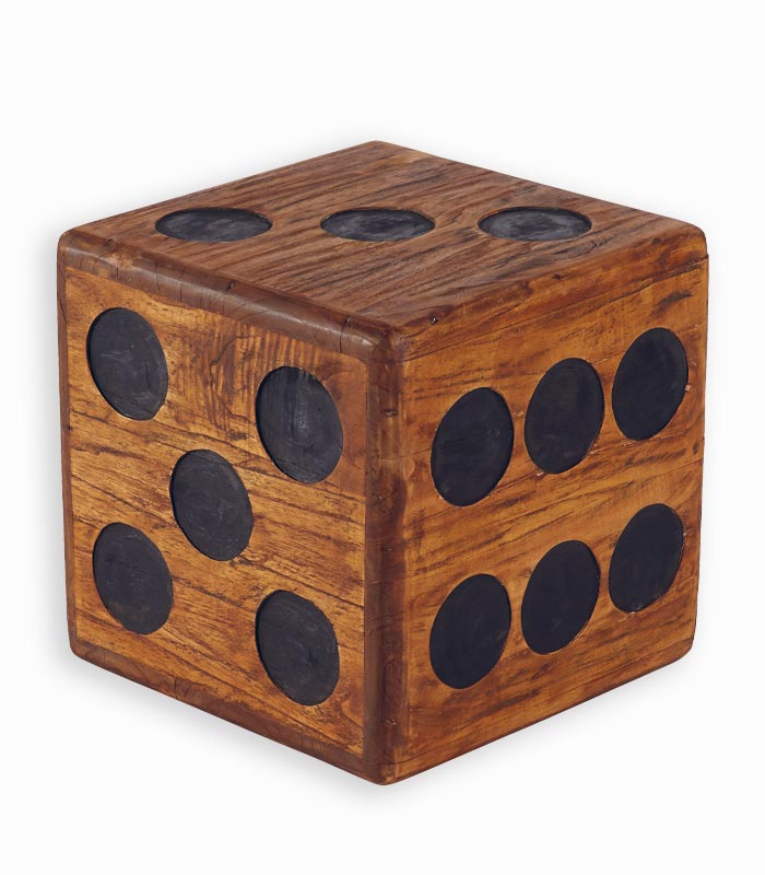 Tabouret DÉ en teck Tabouret DÉ en teck