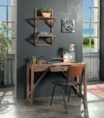 Bureau console WASCO en pin recyclé.