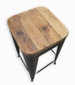 Tabouret de bar STORGARD en pin recyclé