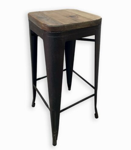 Tabouret de bar STORGARD en pin recyclé