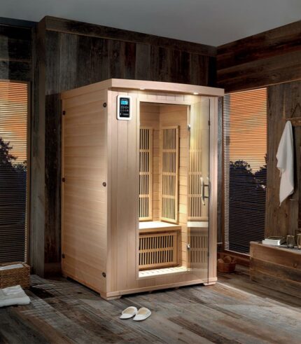 Sauna 2 personnes en Hemlock massif