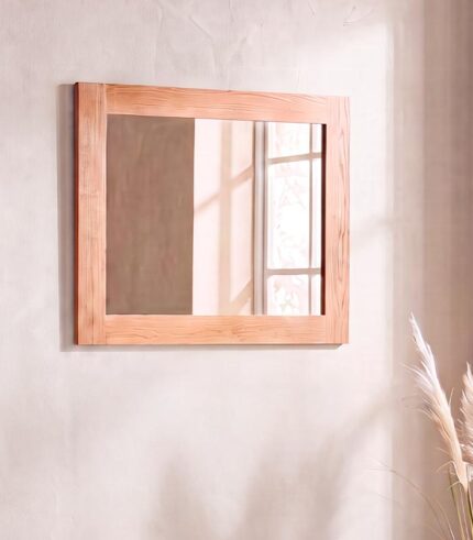 Miroir en chêne huilé