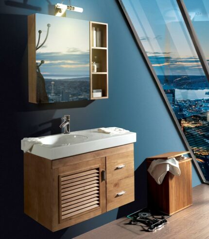 Salle de bains en chêne huilé RANDERS