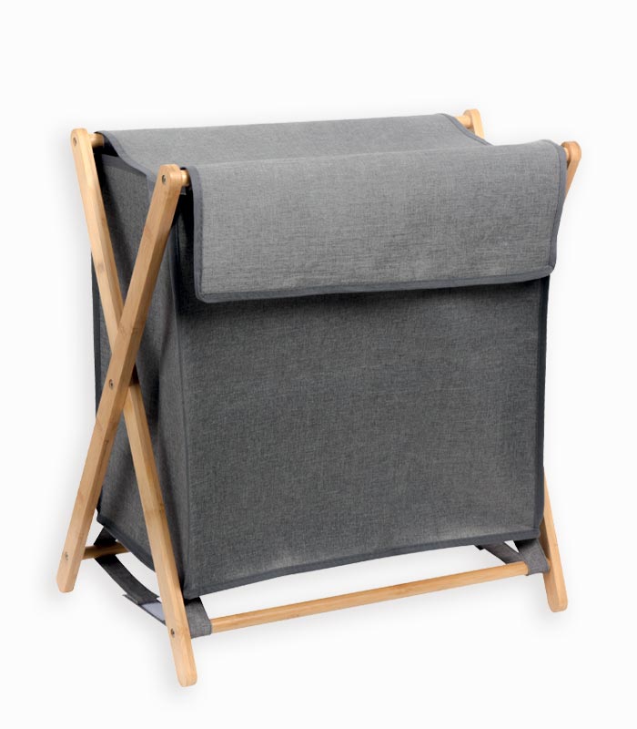 Panier à linge pliable CÔTÉ BAMBOU Panier à linge pliable en bambou