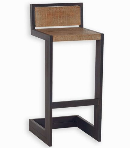 Chaise haute au design industriel