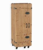 Armoire-bar en forme de malle cabine de bateau