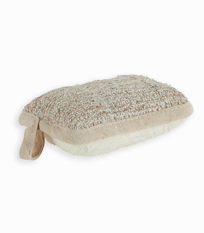 Eponge de bain en bambou Eponge de bain en bambou