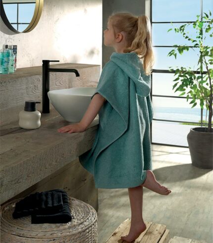 Poncho à capuche