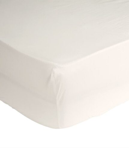 Drap housse neige coton lavé