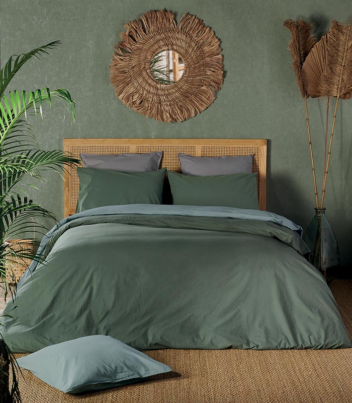 Housse de couette COTON LAVE Housse de couette COTON LAVE