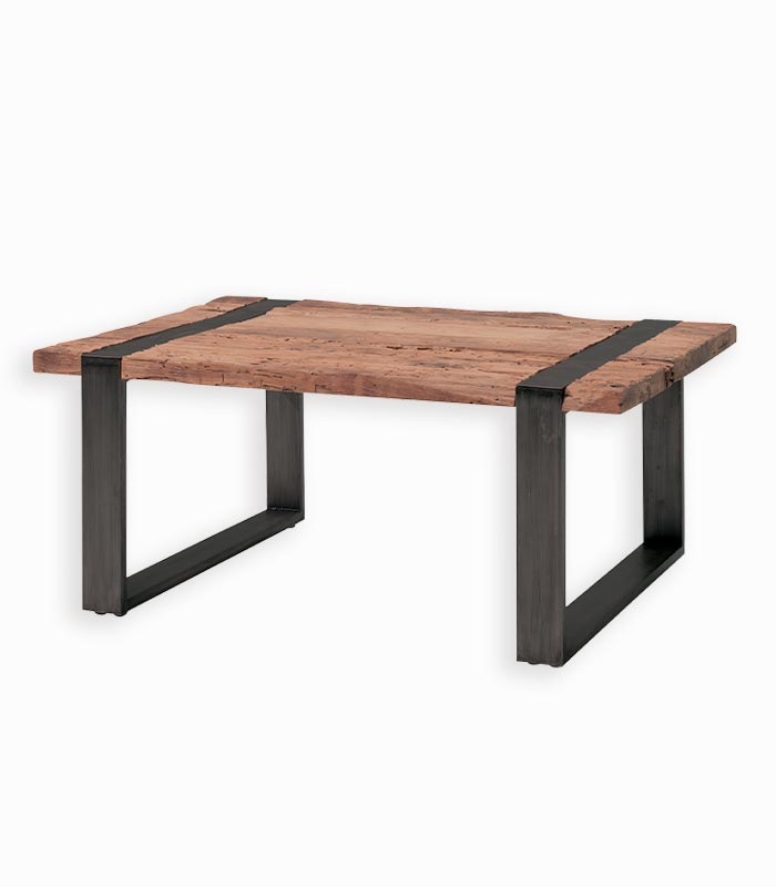 Table basse VANCOUVER en teck recyclé