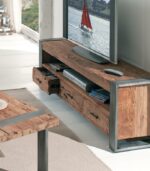 Meuble TV VANCOUVER en teck recyclé
