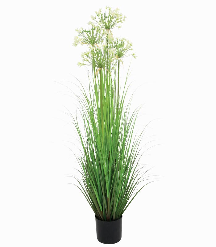 Plante artificielle FLEUR POIREAU en pot Plante artificielle FLEUR POIREAU en pot