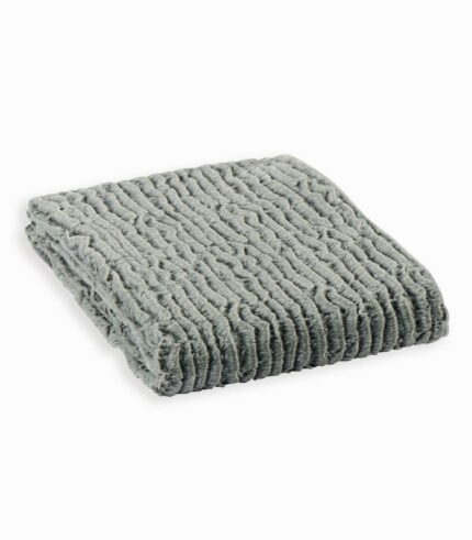 Plaid Hakon gris