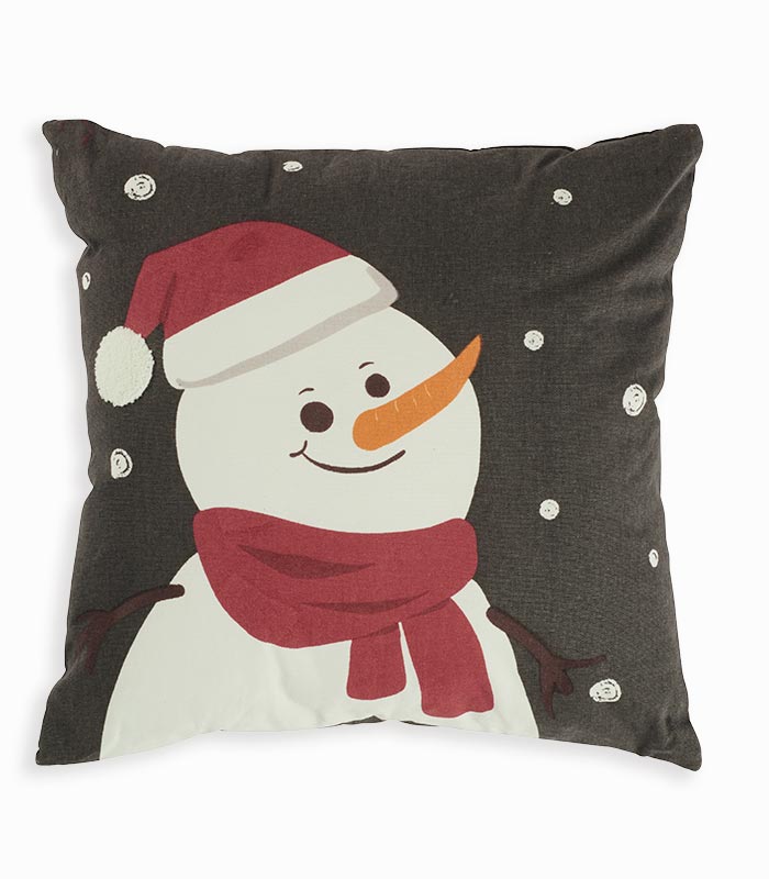 Coussin WINTER avec bonhomme de neige Coussin WINTER avec bonhomme de neige