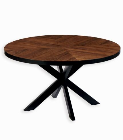 Table ronde RAMA en teck recyclé