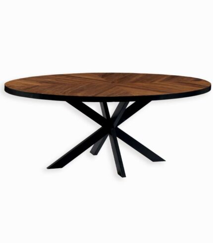 Table ovale RAMA en teck recyclé