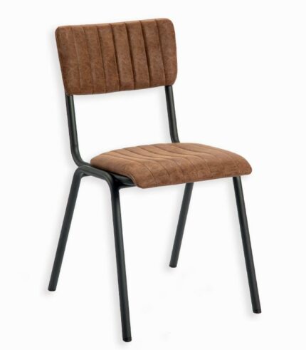 Chaise HALDEN havane