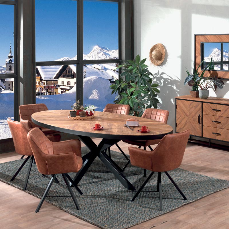 Mobilier RAMA en teck recyclé