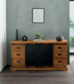 Bahut teck recyclé STANLEY 2 portes
