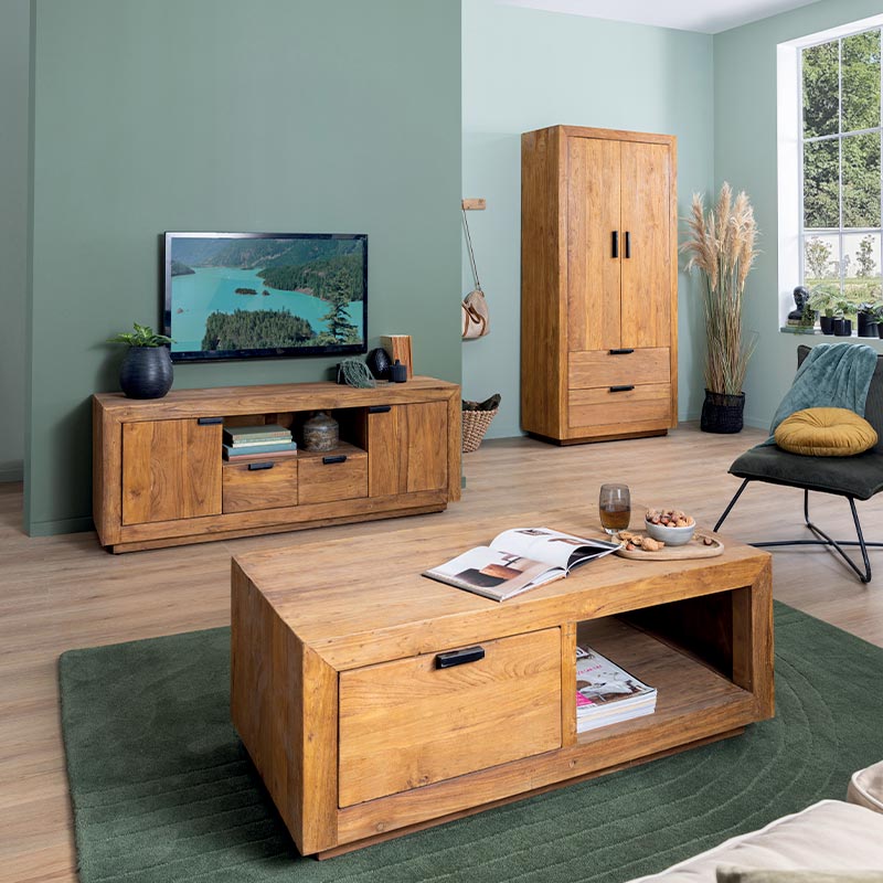 Mobilier en teck massif OLAND