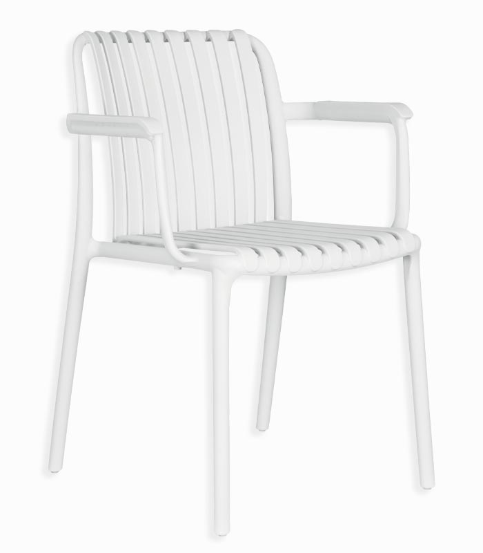 Fauteuil de jardin AVILA Fauteuil de jardin empilable AVILA blanche