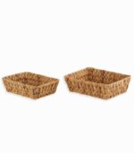 Set de deux corbeilles rectangulaires BLOMST