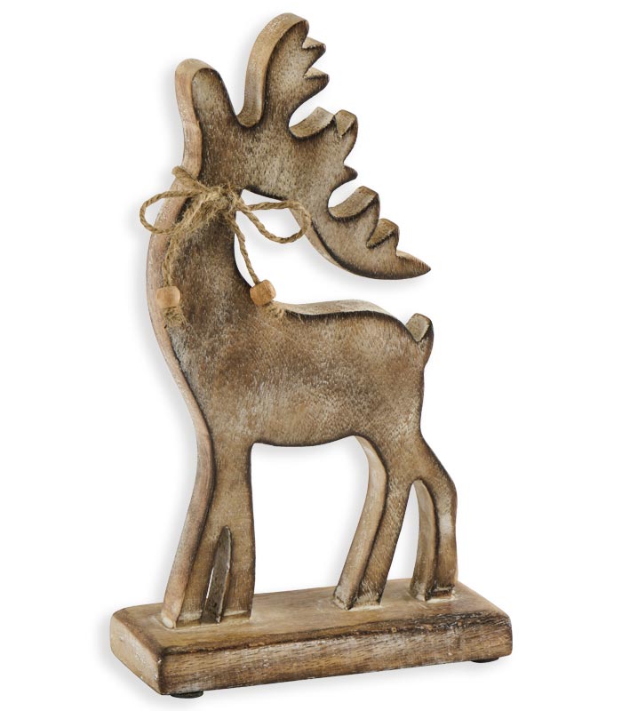 BO1001-003 Renne en bois à poser – Image 1