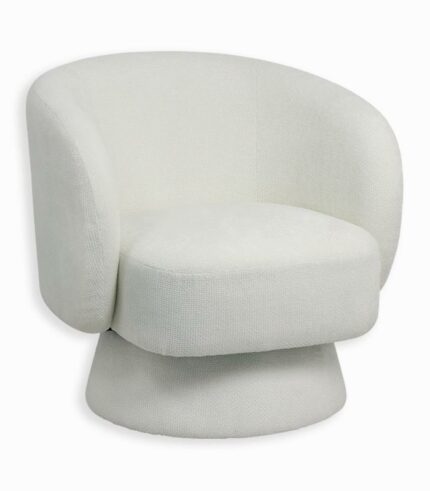 Fauteuil tournant ALDINGA blanc