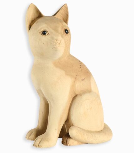Chat en bois de Suar